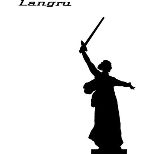 New Design Russia Volgograd City Monument Symbol of Vinyl Car Stickers Decorative Decals Jdm