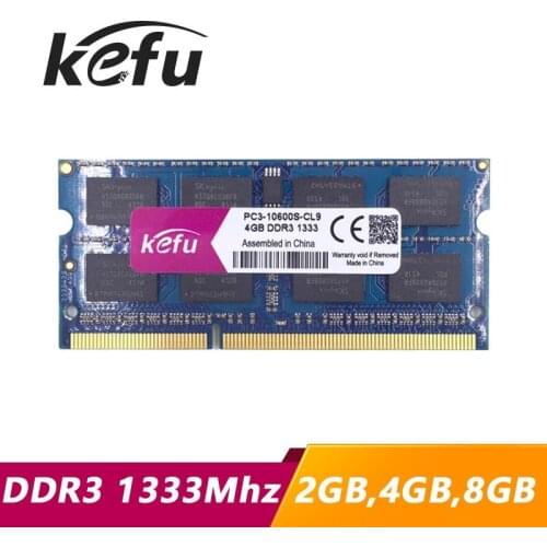 KEFU ddr3 memory 4gb 2gb 8gb 1333 pc3-10600 so-dimm laptop, 4gb ddr3 1333 pc3 10600 sdram notebook, memoria ram ddr3 4gb 1333mhz