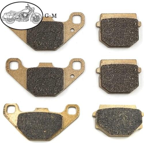 Motorcycle Front / Rear Brake Pads For YAMAHA ATV YFM300 GB/GD Grizzly 2012-2013