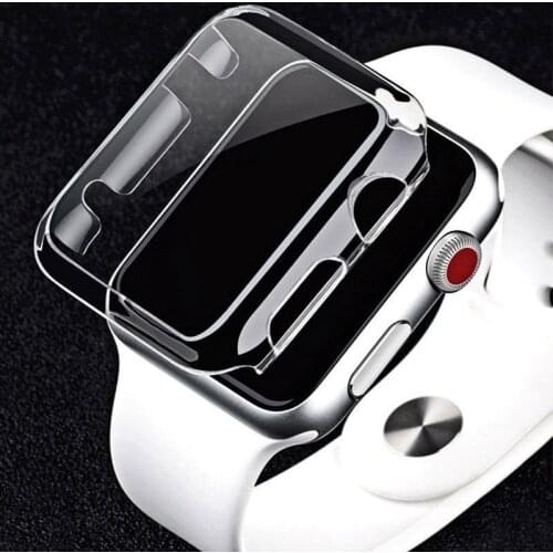 Transparent Frame Case Clear Ultra Thin Hard PC Protective Cover For Apple Watch Series 3 2 1 iwatch 38mm iwatch 42mm