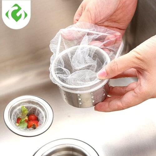Kitchen sink strainer Household pot strainer Disposable filter Wash basin to prevent blockage Colander Elastic fine mesh coland