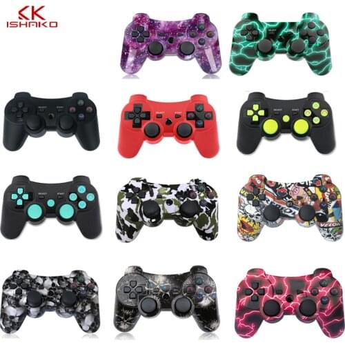Compatible Ps3 Gamepad controlador Bluetooth Joystick vibrador SIXAXIS compatibles con Playstation 3 Wireless Gamepad ps3/Win10