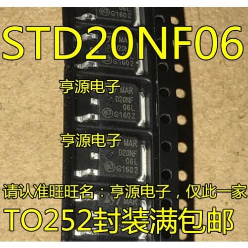 STD20NF06LT4 STD20NF06L D20NF06L n-channel MOS field effect tube 20 a 60 v