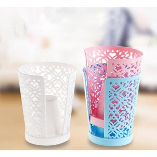 Living Room Kitchen Disposable Cup Storage Rack, Home Kitchen Office Storage Waterproof Dust-proof Paper Cup Storage Racks