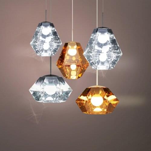 Nordic led glass ball light fixtures pendant light luminaire chandelier pendant lamp living room dining room