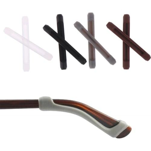 1 Pairs Glasses Anti-slip Cover Ear Hook Silicone Anti-Slip Holder For Sunglasses Eyeglass Leg Temple Tips Black