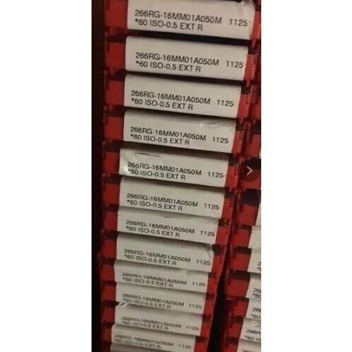 10PCS CARBIDE INSERT 266RG-16MM01A050M 1125