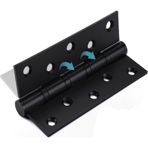 2PCS 4‘’ Stainless steel doors and windows hinges doors and windows wooden doors brushed hinges