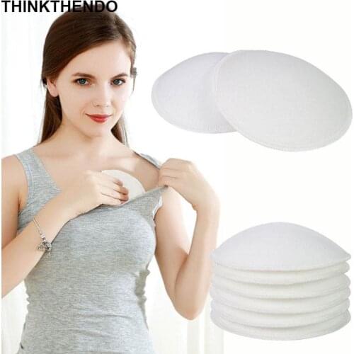 4 PCS Washable Breathable Absorbency Breast Pads Anti-overflow Maternity Nursing Pad Baby Feeding Breastfeeding Mom