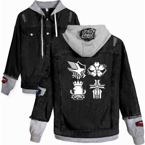 Azur Lane 2D Denim Jacket South Side Serpents Streetwear Tops Spring Jean Women Jacket Harajuku Hip Hop Denim Clothing Female