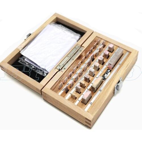 Block Gauge 32Pcs/Set 1 grade 0 grade Caliper Block gauge Inspection Block Gauge Measurement Instruments