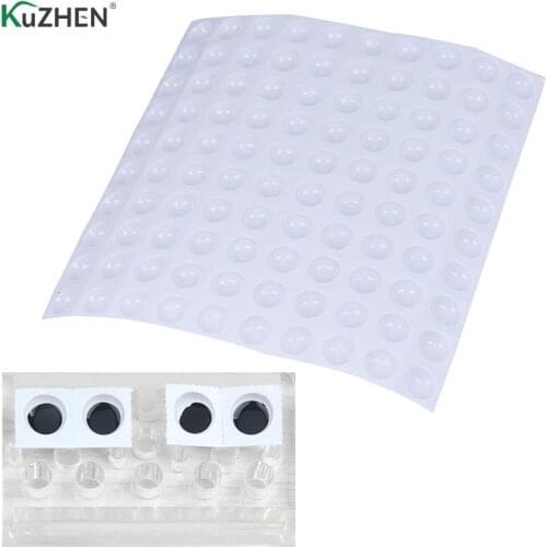 100pcs/set Disposable Portable Eyelash Extension Glue Holder Tear-off Tattoo Ink Cup Adhesive Tray Plastic Pigment Tray Holder