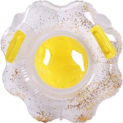 Sequined egg flower seat ring for children, thickened water lying ring for babies, infants and young children