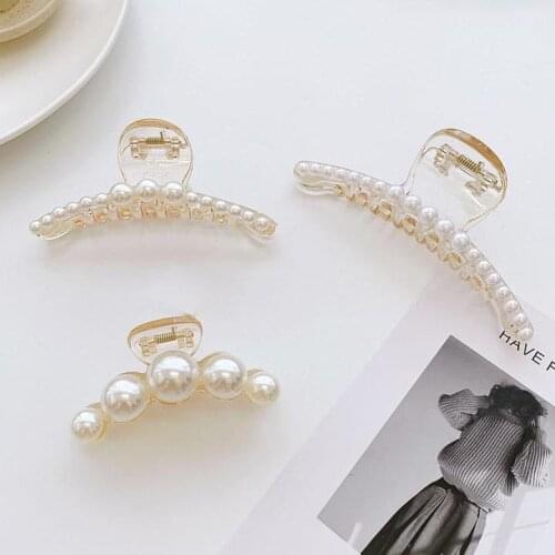 Elegant Pearl Hairpin Fashionable Simple Pearl Hair Accessories for Women Girls BN