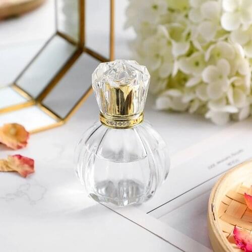 50 Ml New Empty Refillable Bottles Portable Perfume Bottle Traveler Transparent Glass Spray Atomizer Transparent Container