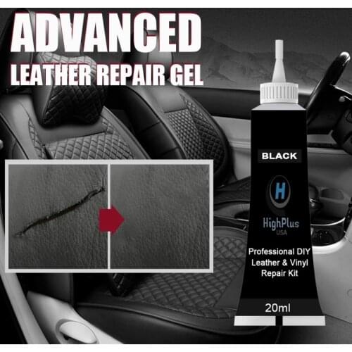 20ml Leather Repair Gel Car Seat Home Leather Complementary Repair Color Repair Refurbishing Cream White/black Paste Cleaner