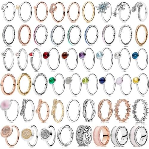 PDB JZ 1 Original Brand 100% 925 sterling silver ring with sparkling logo original design sun flower retro multi wrap ring