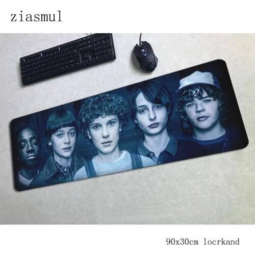 Stranger things pad mouse 90x30cm computer gamer mouse pad Popular padmouse Mass pattern mousepad ergonomic gadget office mats