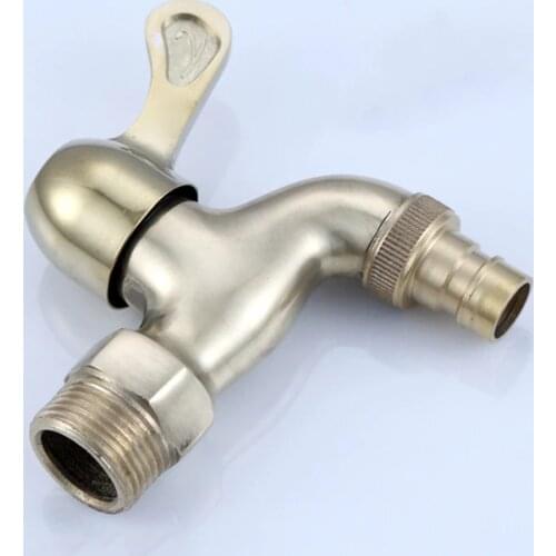 3/4' Brass single cold water wall tap garden piscinas washing machine water tap basin faucet bibcock