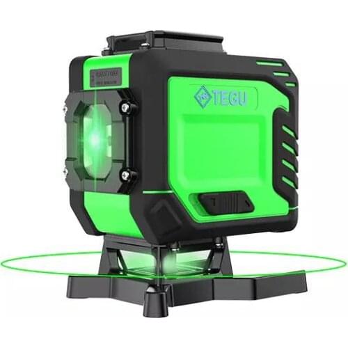 TEGU Laser Level Green 5 Lines 3D Level Self-Leveling 360 Horizontal And Vertical Cross Super Powerful Green Laser Level TG701D