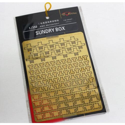 Flyhawk FH350107 1/350 WWII British Navy Sundry Box - Upgrade Detail Set