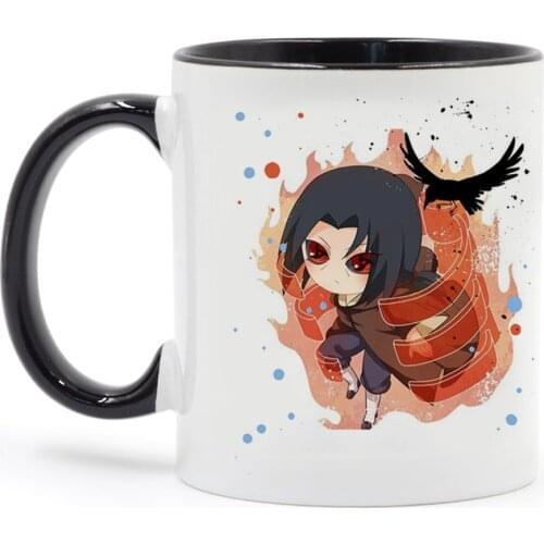 2022 New Year Cute New Anime Cartoon Coffee Mug 11oz Black White Ceramic Coffee Mug Travel Tea Cup Christmas Gift