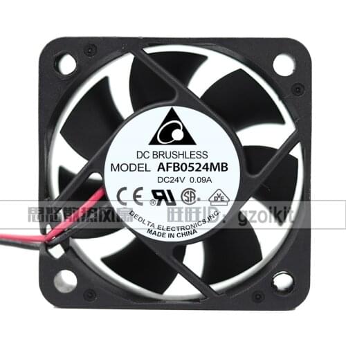 New original AFB0524MB 5015 24V 0.09A 5cm double ball frequency converter fan