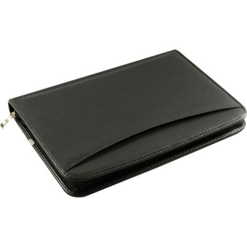 Leather File folder A4 Padfolio multifunction writing pad document organizer A4 file folder with calculator office supply 1298C