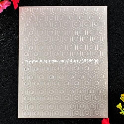 Pattern Plastic Embossing Folder For Scrapbook DIY Album Card Tool Plastic Template 12.1x15.3cm 8101466