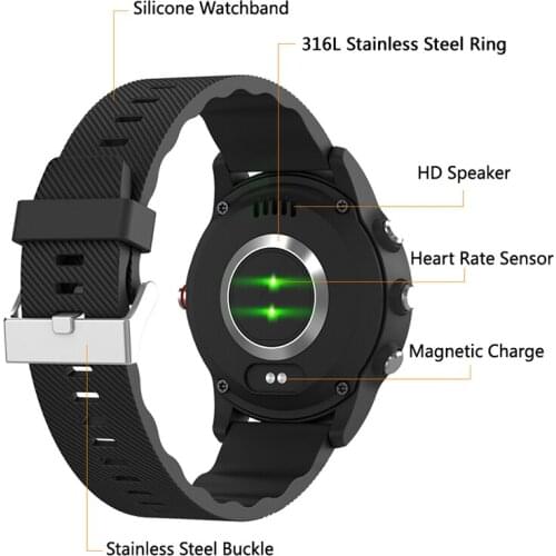 Smart clock watch smart band bluetooth call men Smart watch Call Reminder smart bracelet 1.2'' screen heart rate pk g01 l7 l5