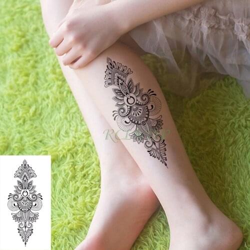 Waterproof Temporary Tattoo Sticker Mandala Flowers tatto flash tatoo fake tattoos tatouage kit completo for girl women men
