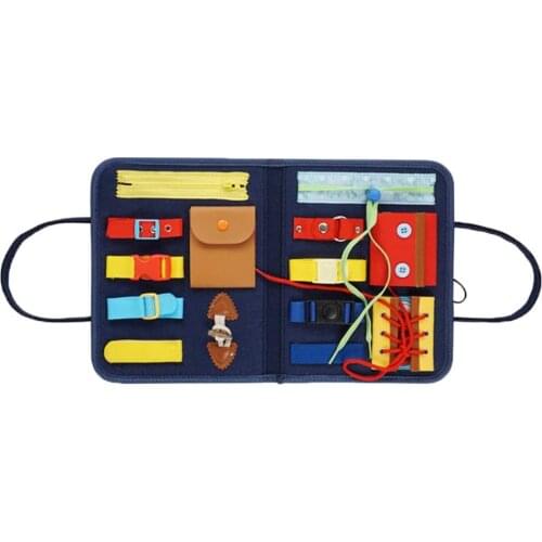 Busy Board for Toddlers Montessori Basic Motor Skills Activity Board