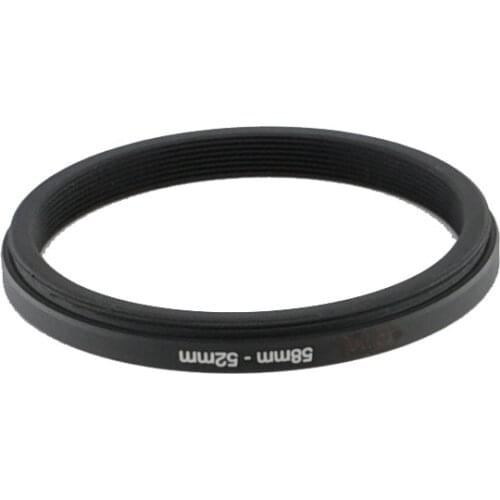 1pcs 58-52mm Metal Step down Rings Lens Adapter Filter