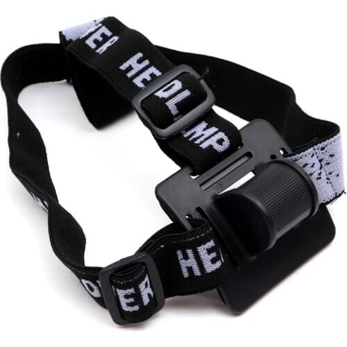1pc Headlamp Flashlight Head strap Headband Adjustable Bike Light lamp Stand Mount Bicycle Light Helmet Mount headstrap Holder