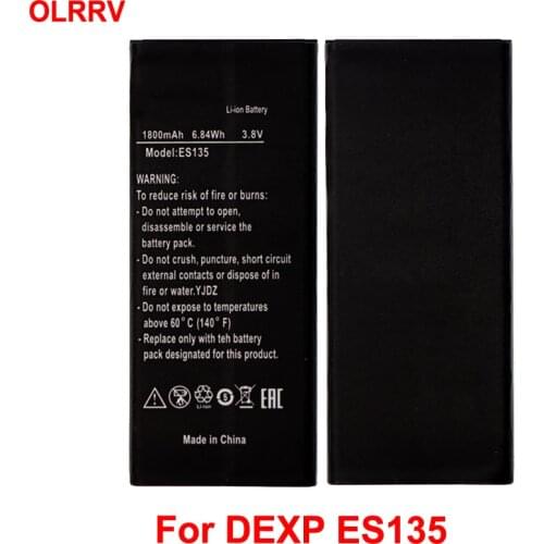 ES135 battery for DEXP ES135 Accumulator High Quality 1800mAh