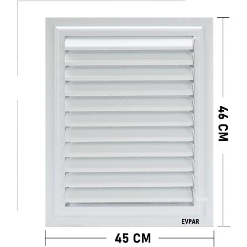 Aluminum bathroom central air conditioning collapsible grill ceiling wall mount air outlet grille window grille 45 x 46