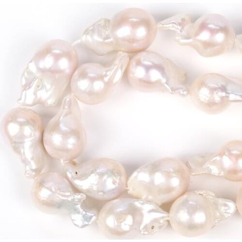14*22mm White Natural Baroque Freshwater Pearl Beads Loose Spacer Beads For Fashion Jewelry Making Diy Necklace Bracelet