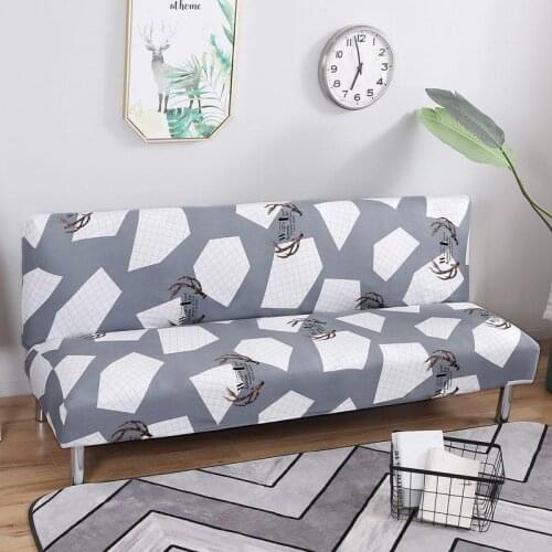 50 Stretch Without Armrest Folding Sofa Bed Cover All-Inclusive Couch Cover Slipcover Slip-resistant Sofa Protector Cover