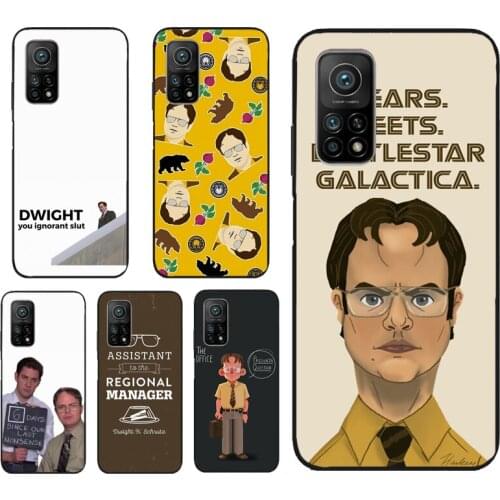 Dwight Schrute The Office Phone Case For Xiaomi Mi 10T Pro 11 Lite Ultra Mi A3 Note 10 POCO X3 M3 Pro F1 F2 F3 Cover