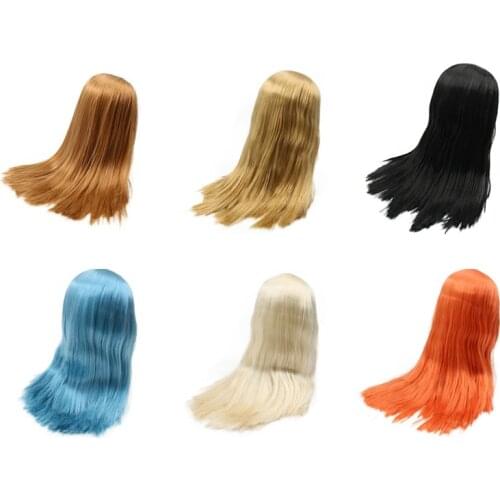 DBS blyth doll icy wig only rbl scalp and dome fat hair orange hair for DIY custom doll