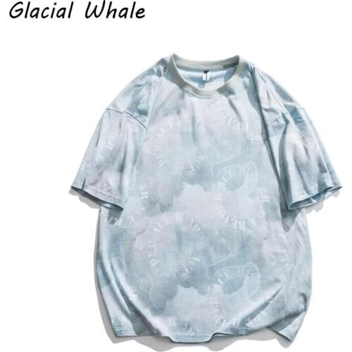 GlacialWhale Mans Oversized T-shirt Men 2021 Summer New Hip Hop T-shirts Harajuku 100% Cotton Tshirt Male Gray T Shirt For Men