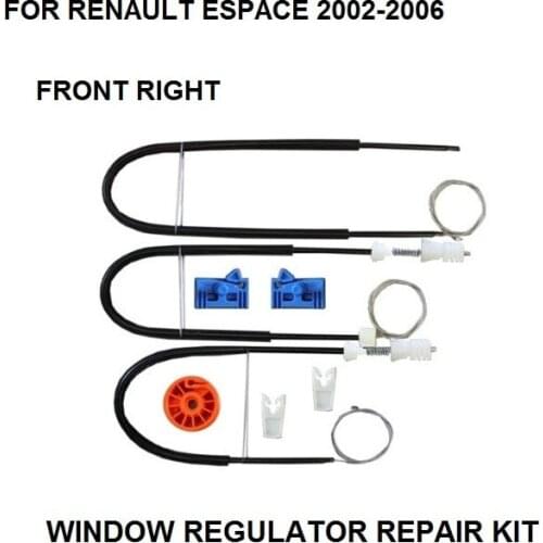 FOR RENAULT ESPACE MK IV 4 ELECTRIC WINDOW REGULATOR REPAIR KIT FRONT RIGHT 2002-2006