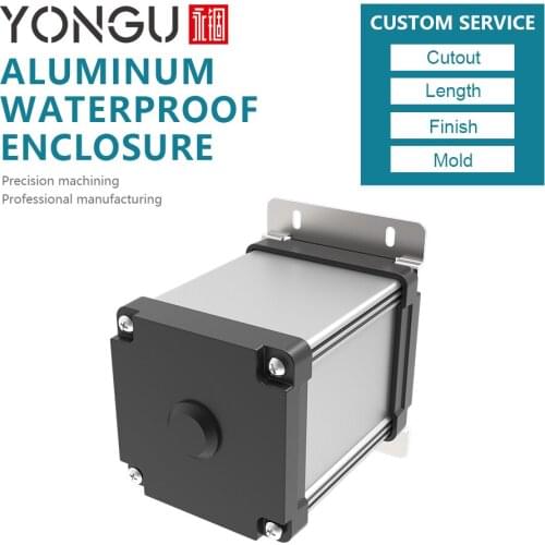 M02 80W80H mm Electronic Equipment Enclosure Waterproof IP68 Aluminum Profile