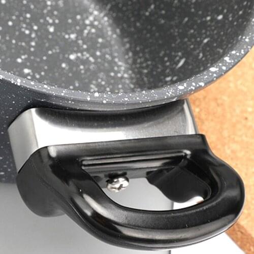 Metal Pressure Pan Cooker Steamer Sauce Three-Hole Universal Cooker Steamer Sauce Pot Short Handle Replacement