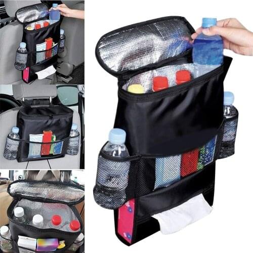 Multi-function Storage Bag Hanging Organizer Cooler Insulated Mummy Baby Stroller Pockets For Travel Car Seat Back