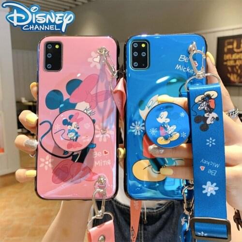 Disney Minnie Daisy Soft Case for Samsung Galaxy S21 Ultra S20 FE S20 S10 Plus Note 20 Plus Back Cover Rhinestone TPU Coque Cell