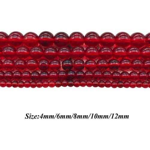 Natural Stone Red Chalcedony Round Loose Charm BeadsFitMulti-purpose Jewelry Making 4 6 8 10 12MMPick Size J319