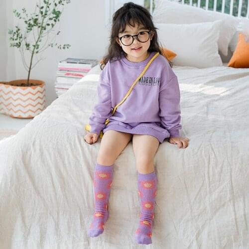 Seven&mami Spring Autumn Creative Girls Women Happy Funny Socks With Fashion flower 1 Pair Coloured skateboard novelty socks