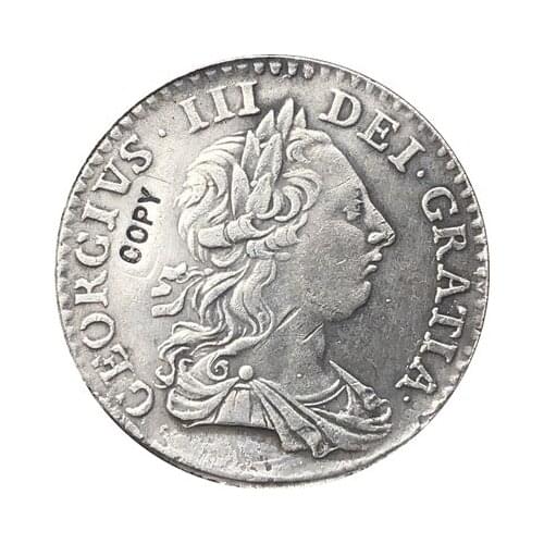 Wholesale Replica 1763 Great Britain Northumberland Shilling Copy 90% coper manufacturing