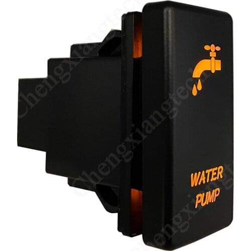 IP65 Carling ARB Rocker Switch Size Car Boat 12v/24v on-off Push Button Switch Water Pump Orange Led 0.5A DC + Connector Wire